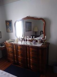 Victoria style dresser with mirror.