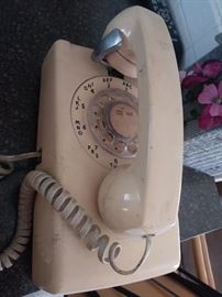 Rotary phone.