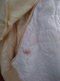 Vintage baby blanket cat and dog as-is.