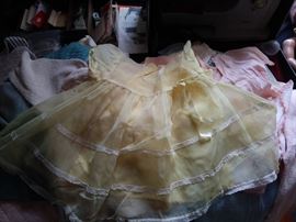 Vintage children's clothing.
