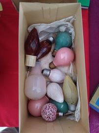 Vintage light bulbs as-is.