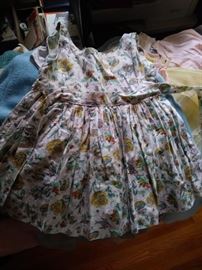 Vintage children's clothing.