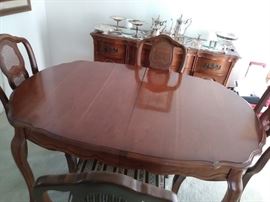 Dining table 4 chairs.