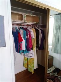 Small amount of vintage and basic clothing.