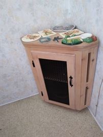Small corner cabinet.