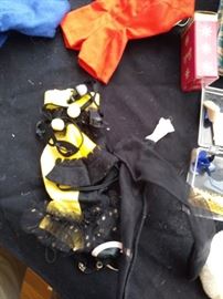 Vintage Barbie fashions.