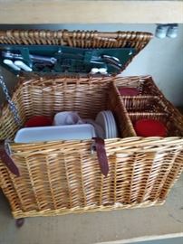Picnic basket.
