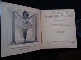Vintage Shirley Temple book.