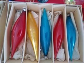 Vintage Christmas ornaments. 