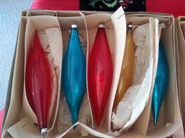 Vintage Christmas ornaments. 