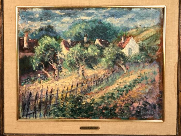 Lot 2 ALFRED A ZWIEBEL Impressionist Landscape Painting