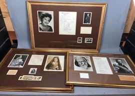 Lot 19 Lot 3 Framed METROPOLITAN OPERA Autographs, Photo