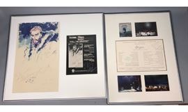 Lot 20 Pr Framed Musical Performance Programs, Photograp