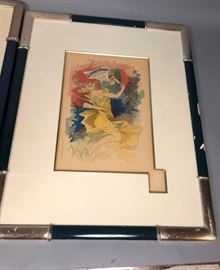 Lot 27 Original JULES CHERET Color Lithograph Print. Le 