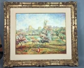 Lot 54 HUGUES CLAUDE PISSARRO Impressionist French Lands