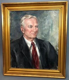 Lot 88 John Folinsbee, oil painting on canvas, portrait 