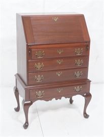 Lot 110 Small Mahogany Secretary Writing Desk. TAYLOR MAD