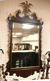 Lot 254 Councill Craftsmen Mirror. Reproduction Mahogany 