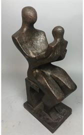 Lot 285 Jason Seley Modernist Abstract Brown Figural Scul