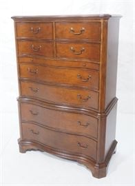 Lot 354 THOMASVILLE Tall Chest on Chest Dresser. 4 small 