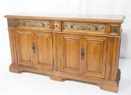 Lot 356 STANLEY Antique Reproduction Massive Sideboard Bu