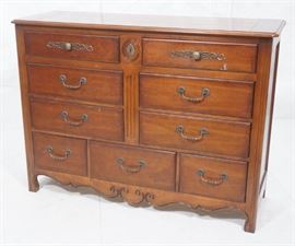 Lot 361 HICKORY WHITE Antique Reproduction Large Dresser 