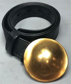 Lot 559 ROBERT LEE MORRIS Vintage 70s Belt Buckle. Black 