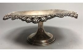 Lot 488 TIFFANY  CO Sterling Silver Decorative Compote B