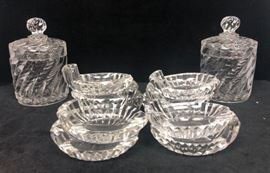 Lot 430 12pc BACCARAT French Crystal Tableware Lot. Pr li