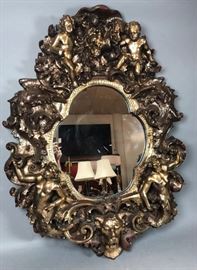 Lot 104 FINESSE ORIGINALS Deep Relief Decorator Wall Mirr