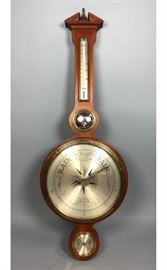 Lot 230 AIRGUIDE Wall Barometer Classical Wood Case with 