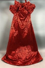 Lot 610 Custom Designed Burn Out Velvet Evening Formal Go