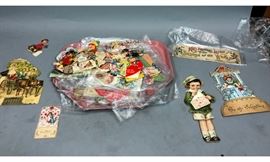 Lot 623 Large Tray Lot Vintage HOLIDAY Pop Up  Die Cut G