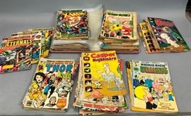 Lot 631 Large Tray Lot Vintage Comic Books. MARVEL. Caspe