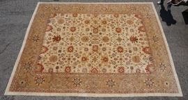 Lot 683 128x162 Handmade Oriental Carpet Rug with tan g