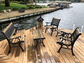 Berkeley Forge Wrought Iron Patio Set