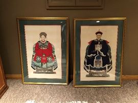 Framed Emperor and Empress Prints