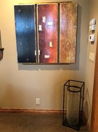 John Richard Hovering Still Pool-Textured Abstract Framed Art