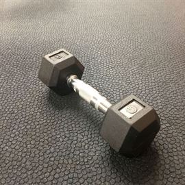 VALIANTfit Rubber Hex Dumbbells 8lbs