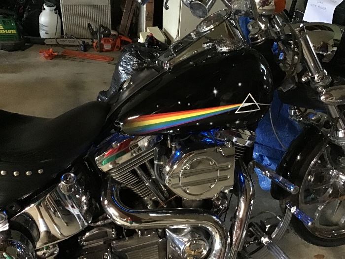 1998 Soft-tail Harley Davidson FX STC "Pink Floyd" Custom Paint Boarded out & stroked 35,000 Miles