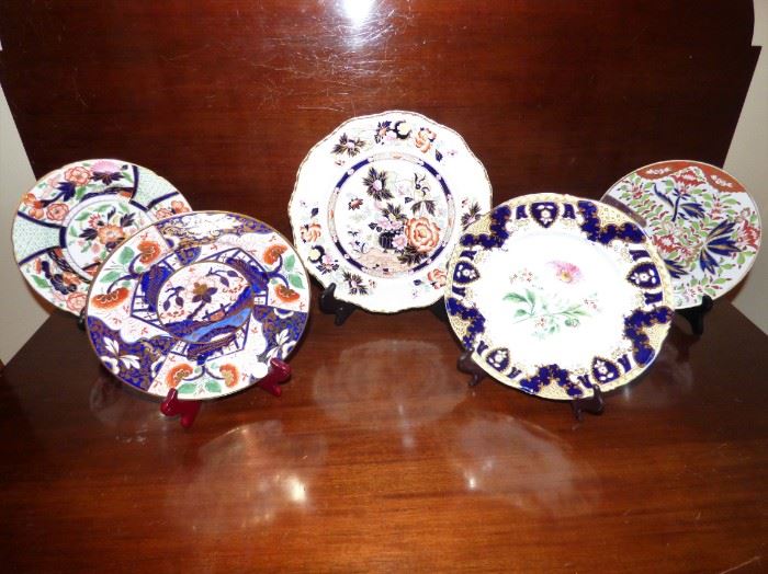 Collection of Imari Antique plates