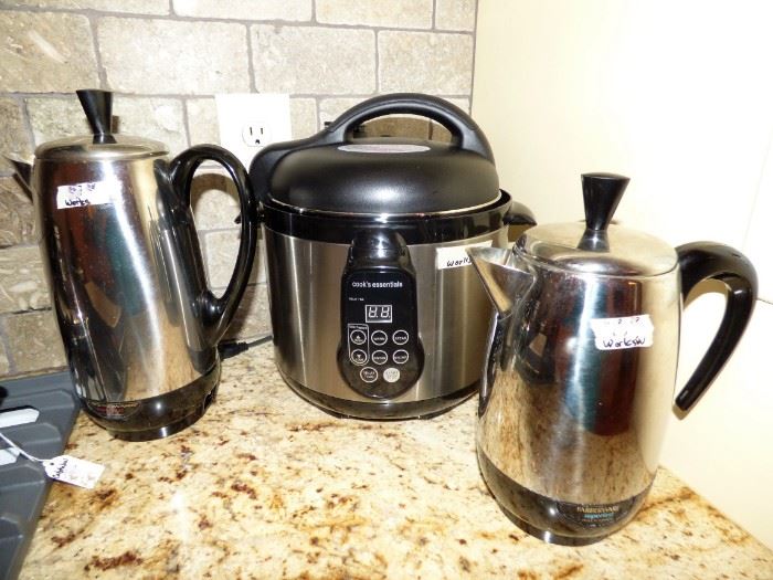 Farber Ware Coffee Pots, Cook's Essentials Multi-Cooker