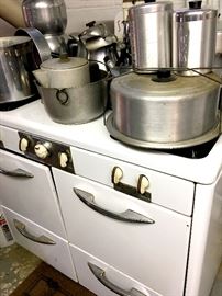 There's A Super Cool Stove Down there...and Cookware Too!...