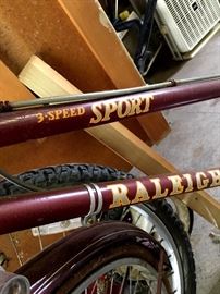 A 3-Speed Raleigh...