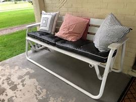 1950's Swing Bench Metal-Wood