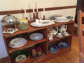 Spode, Flow Blue, Oyster Plates 