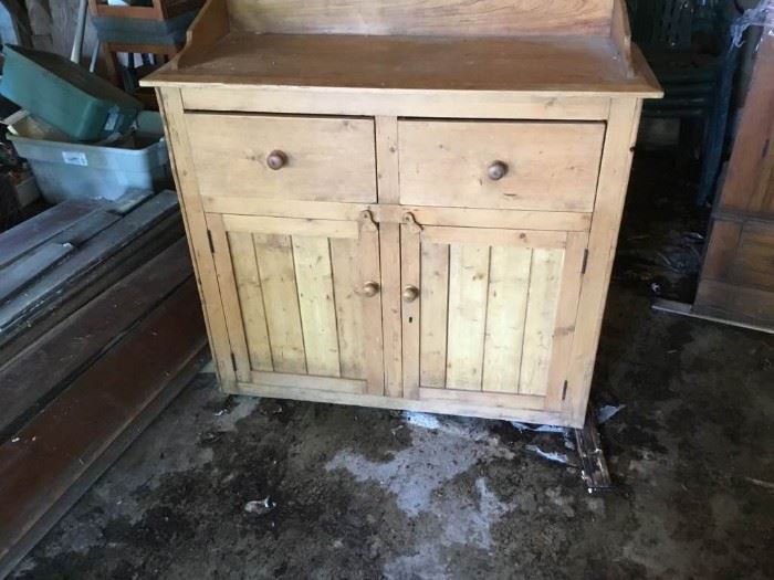 Pine Dry Sink