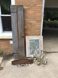 Vintage Chandelier and Mirror Lot More