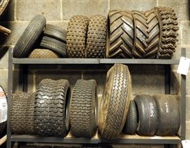 Assortment Of ATV And Lawn Tractor Tires, Qty. 16