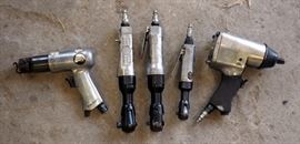 Pneumatic 1/4", 3/8" & 1/2" Drive Ratchets, Hammer Drill And 1/2" Drive Air Gun
